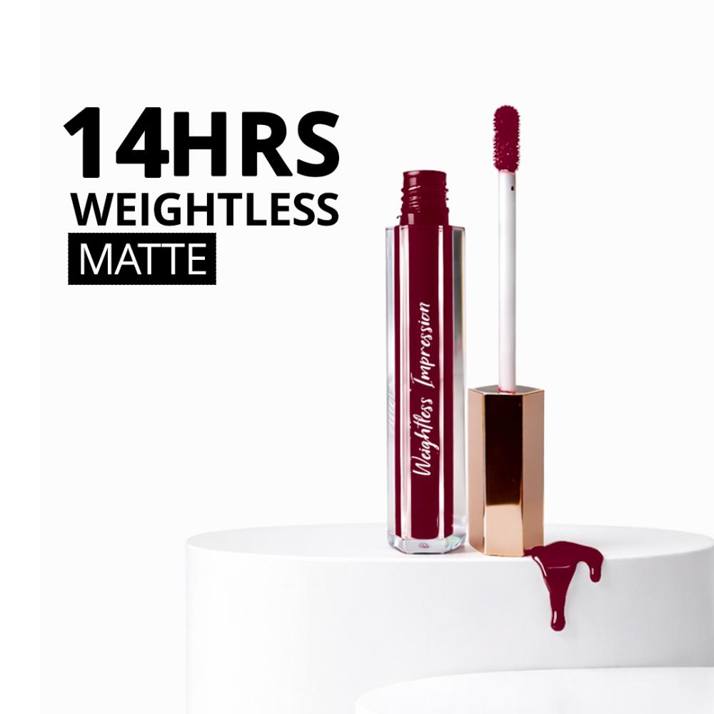 Flicka Weightless Impressions Liquid Lipstick Light Weight Smudgeproof Long Lasting