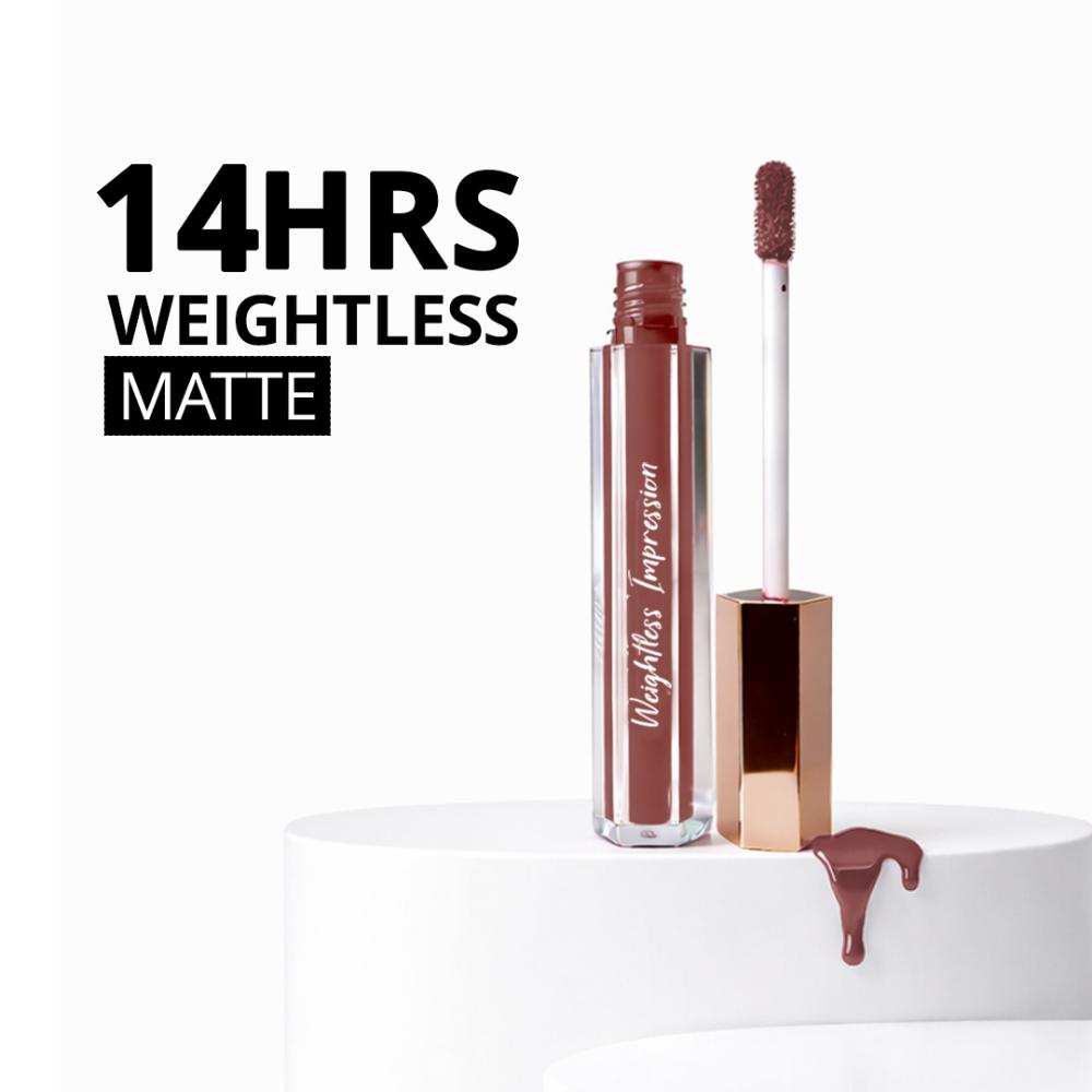 Flicka Weightless Impressions Liquid Lipstick Light Weight Smudgeproof Long Lasting