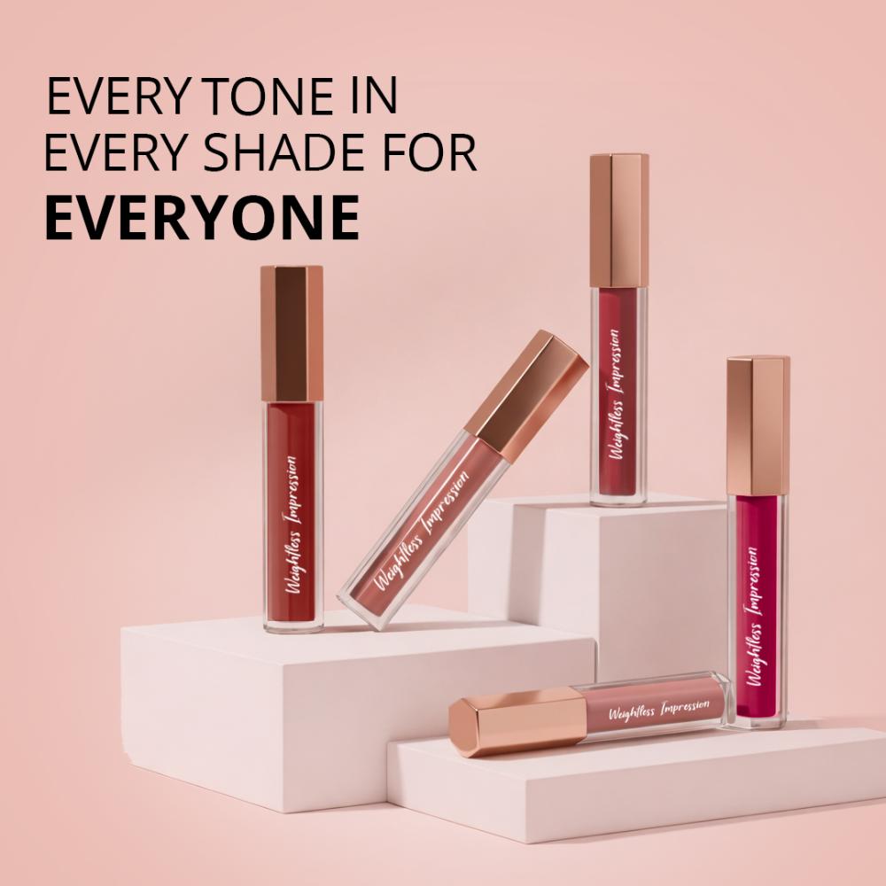 Flicka Weightless Impressions Liquid Lipstick Light Weight Smudgeproof Long Lasting