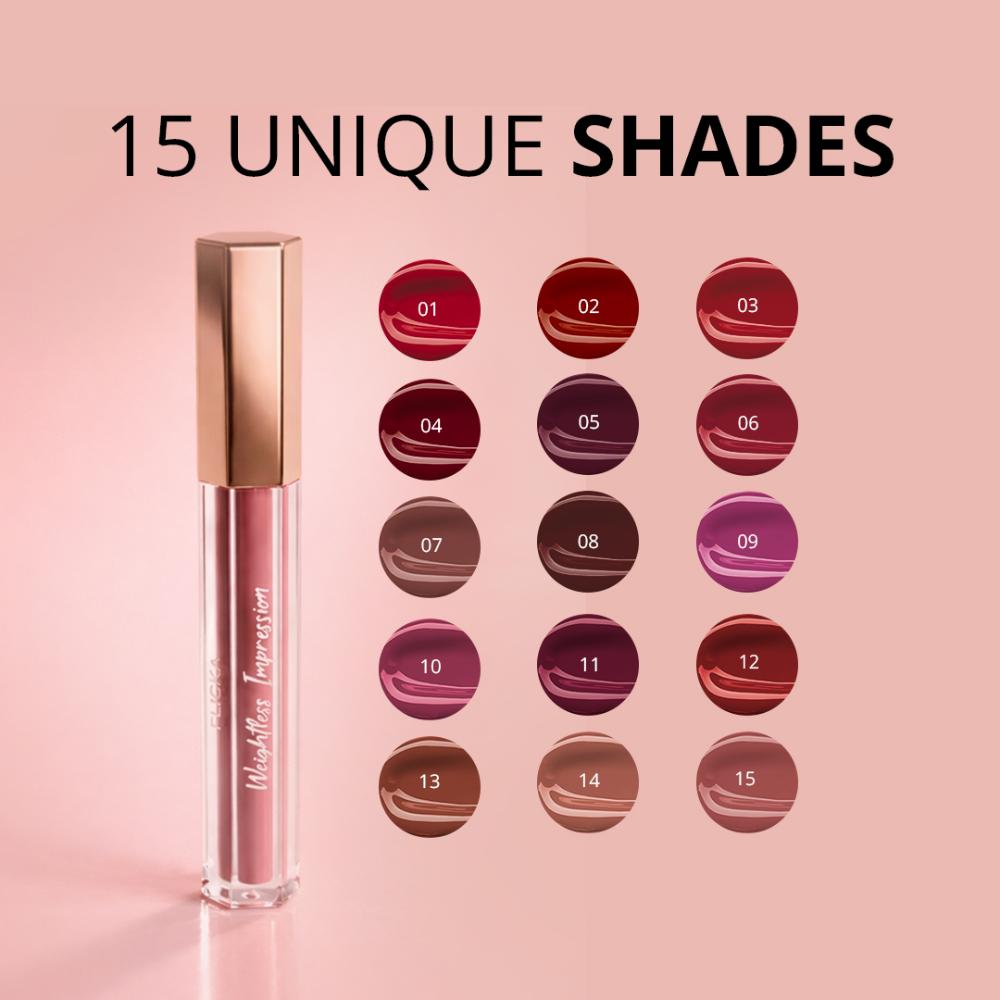 Flicka Weightless Impressions Liquid Lipstick Light Weight Smudgeproof Long Lasting