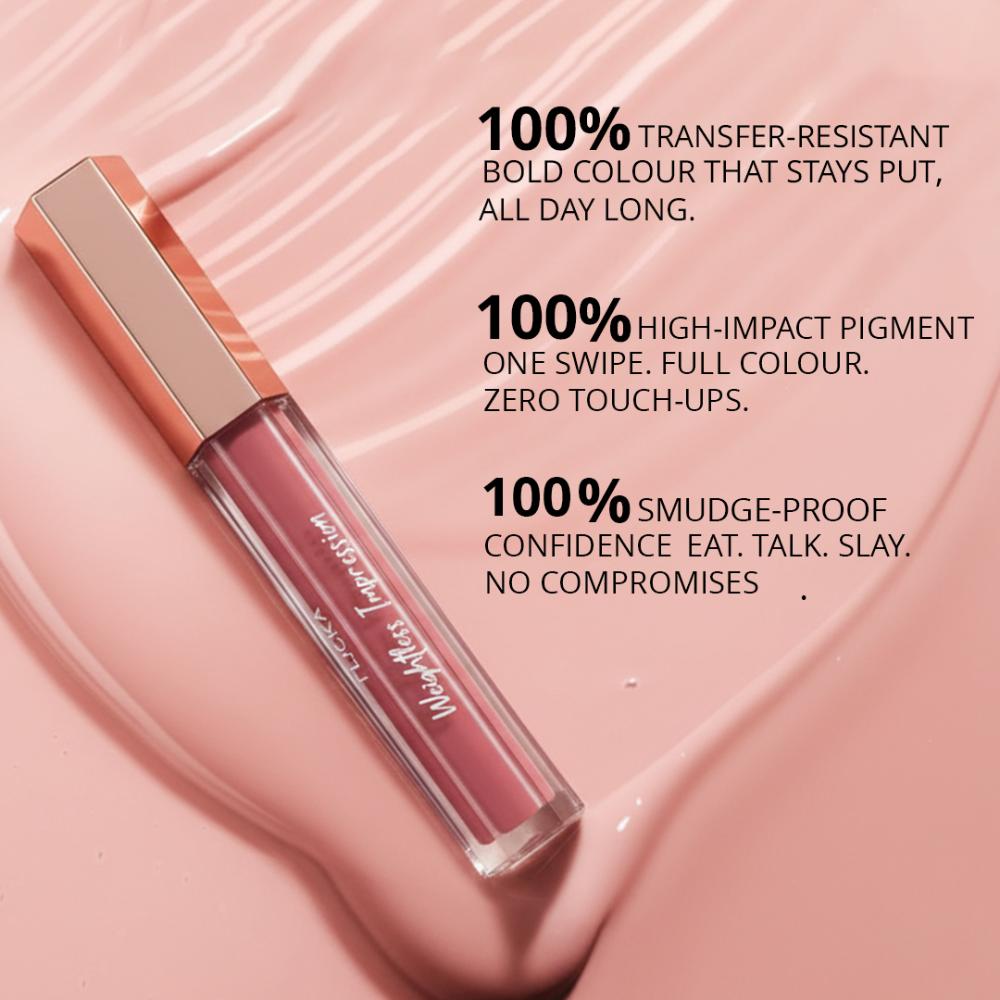 Flicka Weightless Impressions Liquid Lipstick Light Weight Smudgeproof Long Lasting