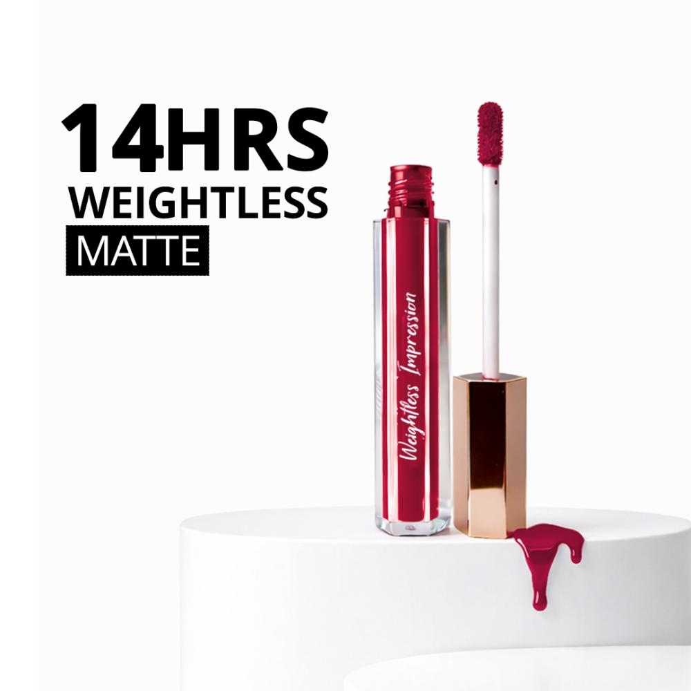 Flicka Weightless Impressions Liquid Lipstick Light Weight Smudgeproof Long Lasting