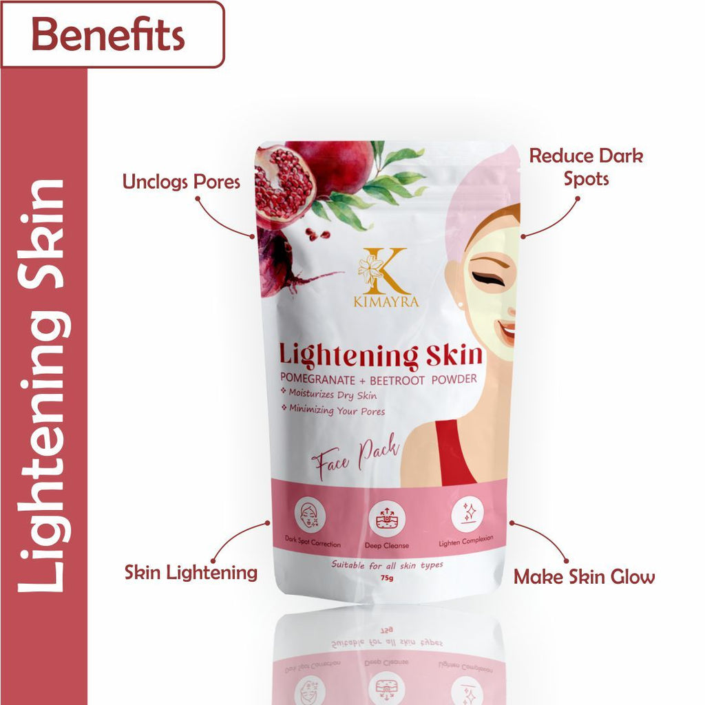 Kimayra Pomegranate + Beetroot Face Pack Powder