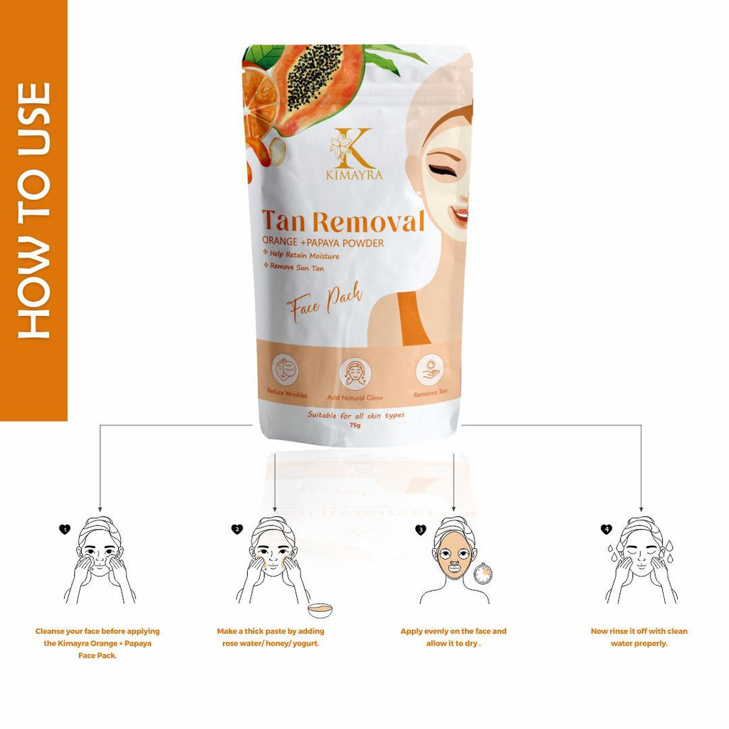 Kimayra Orange + Papaya Face Pack Powder