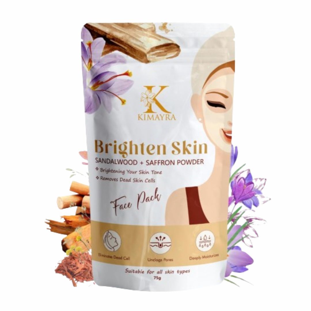 Kimayra Sandalwood + Saffron Face Pack Powder