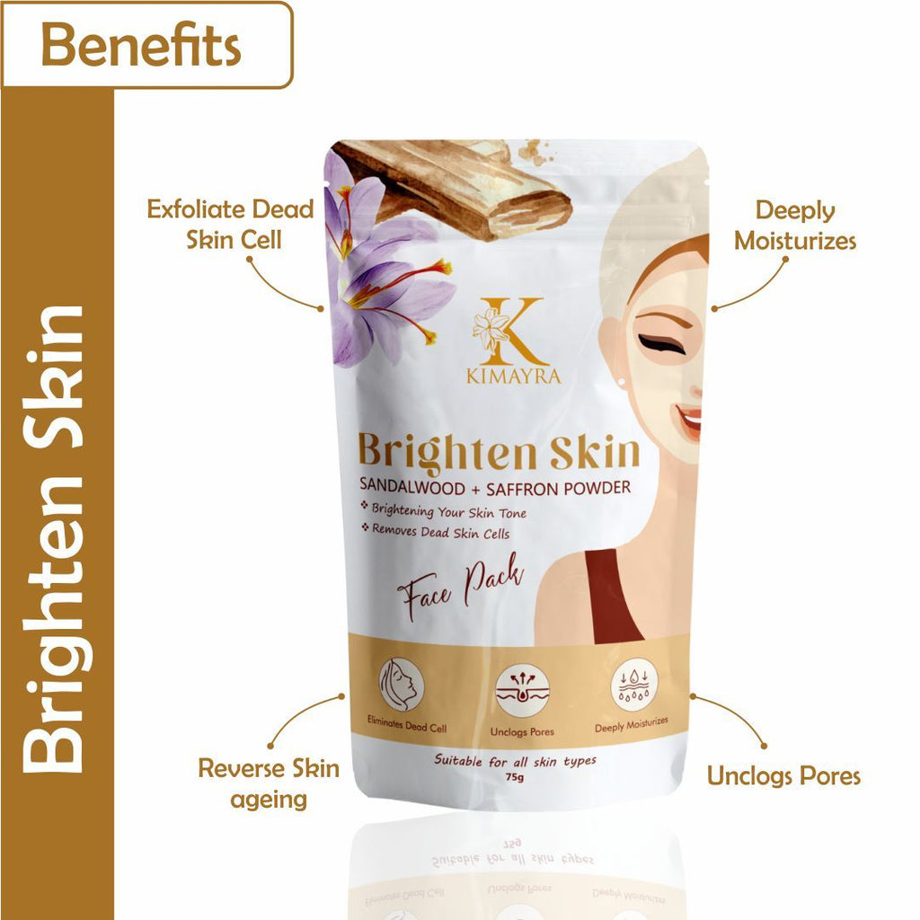 Kimayra Sandalwood + Saffron Face Pack Powder