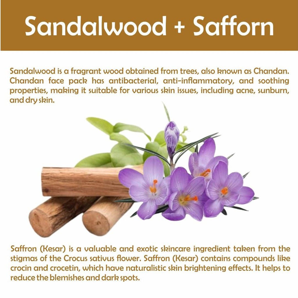 Kimayra Sandalwood + Saffron Face Pack Powder