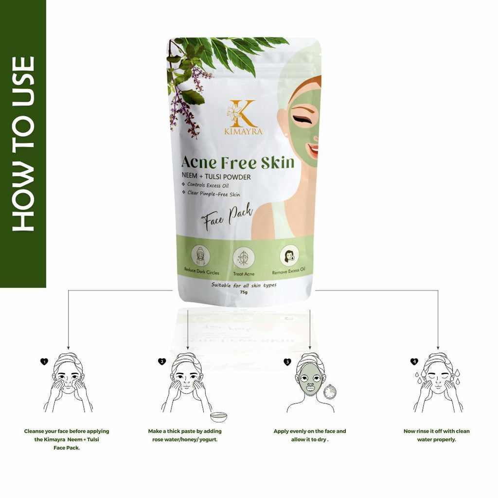 Kimayra Neem + Tulsi Face Pack Powder