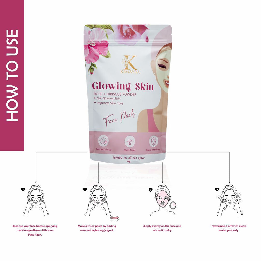 Kimayra Rose + Hibiscus Face Pack Powder