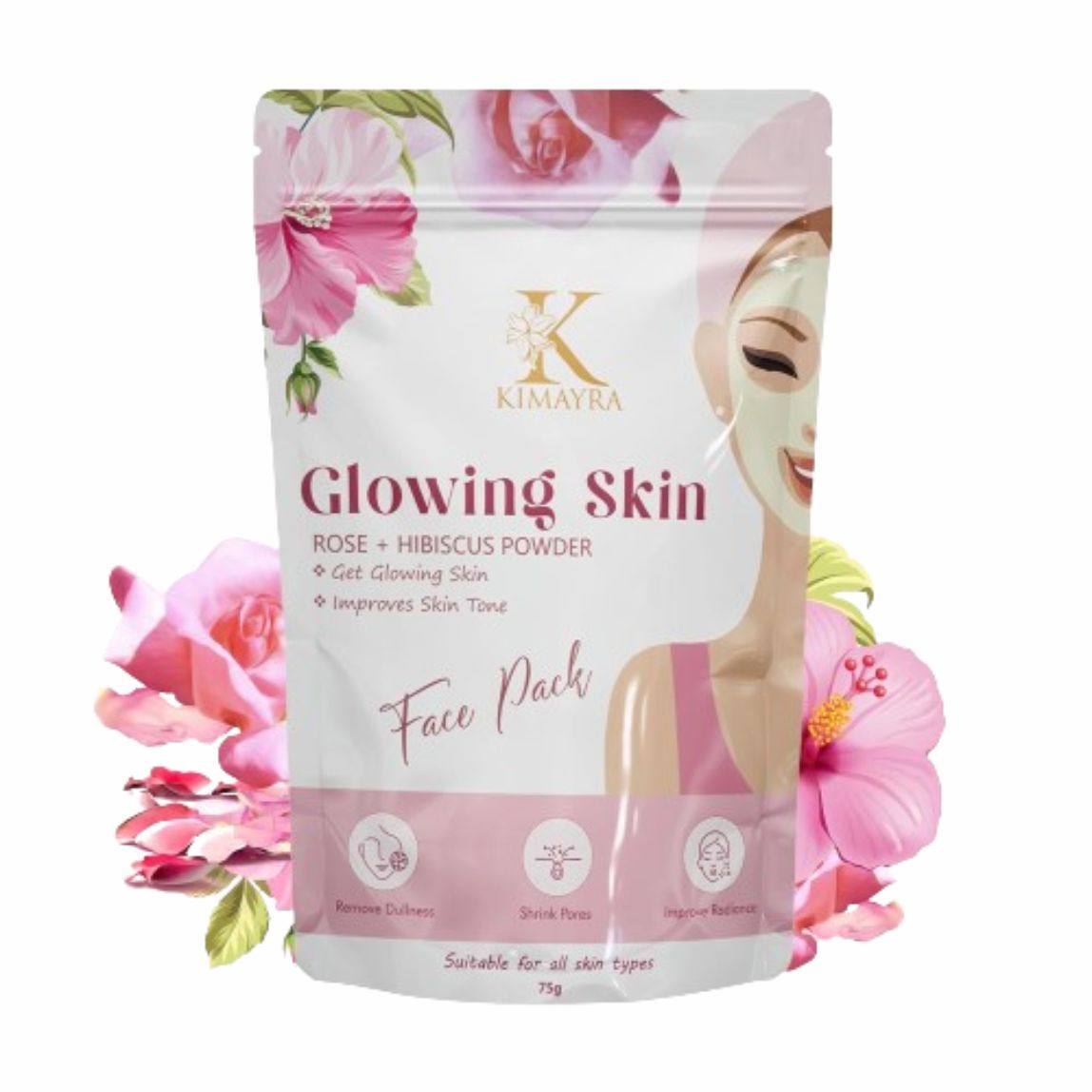 Kimayra Rose + Hibiscus Face Pack Powder