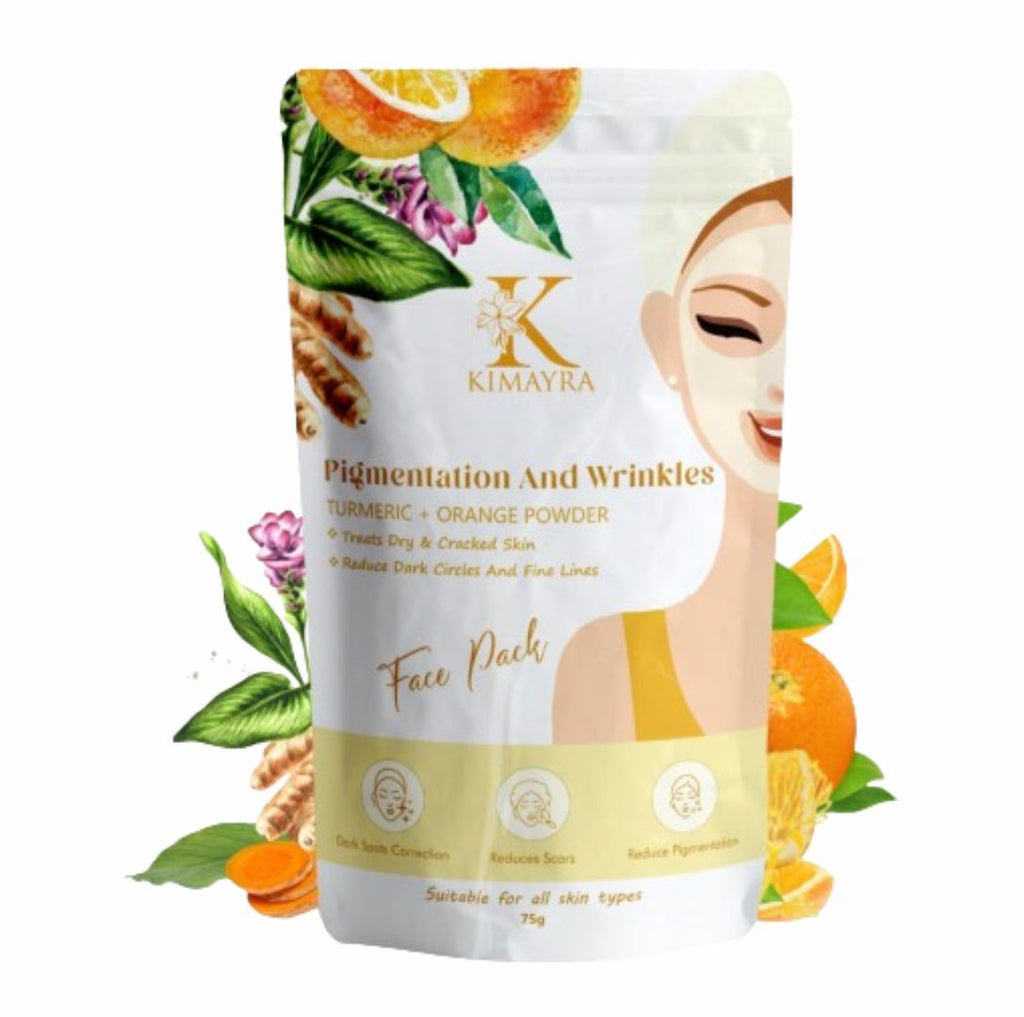 Kimayra Turmeric + Orange Face Pack Powder