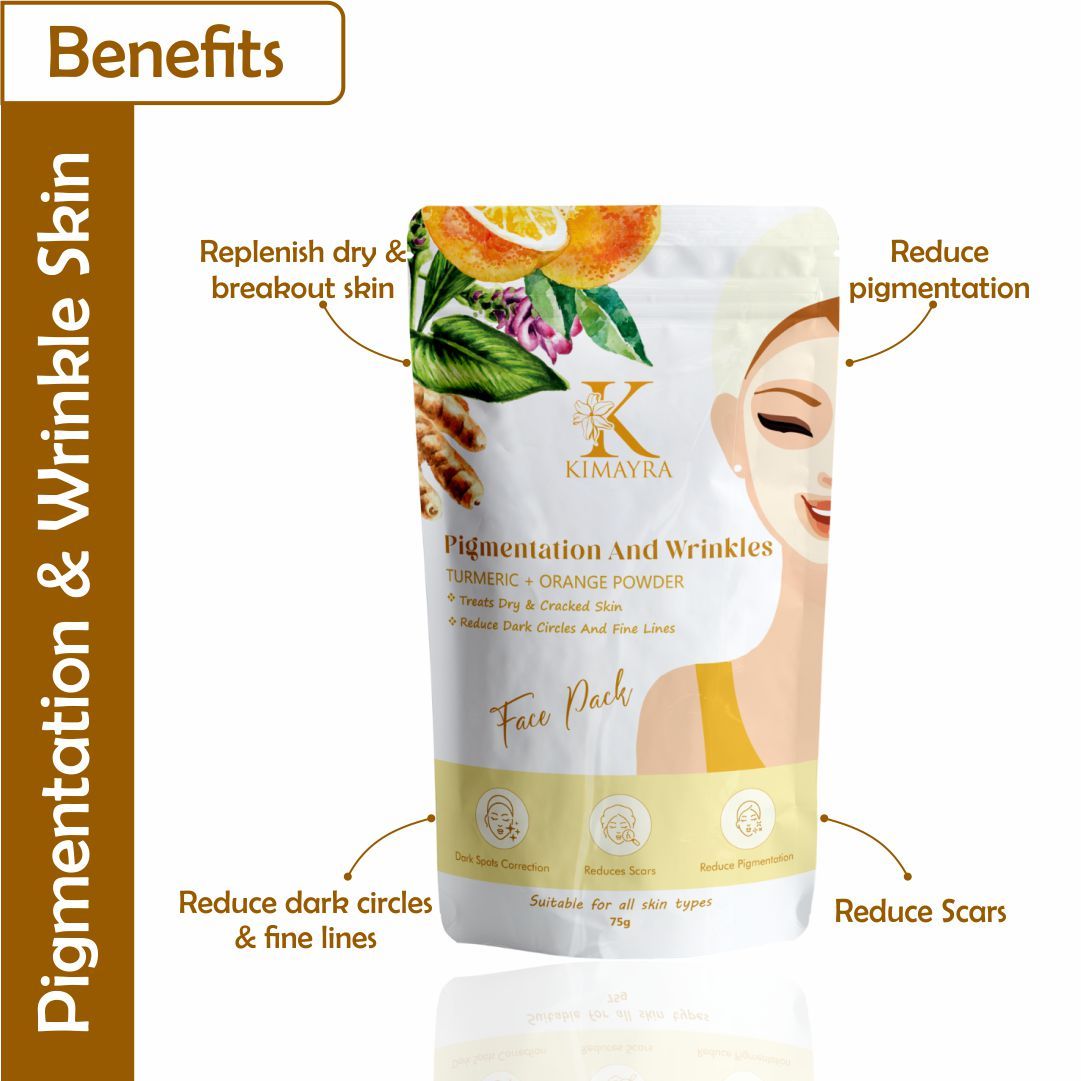 Kimayra Turmeric + Orange Face Pack Powder