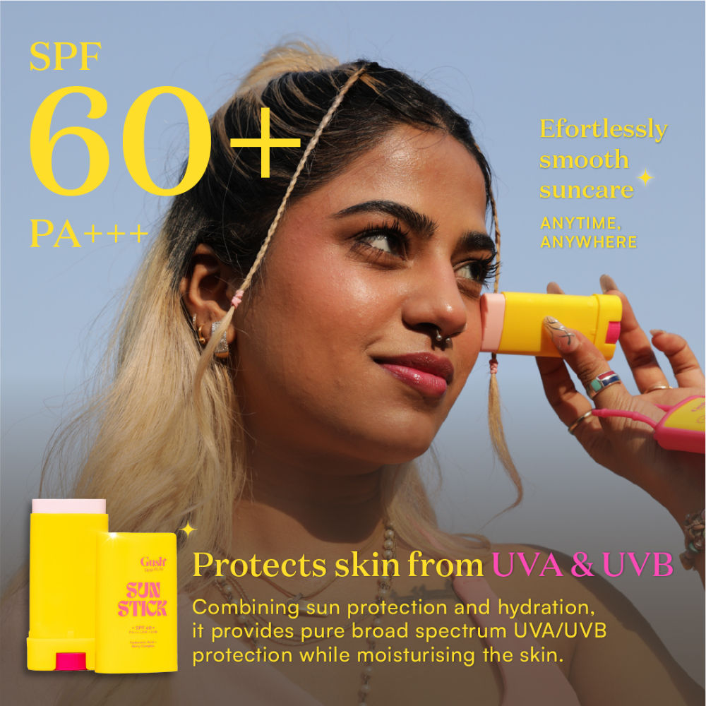 Gush Beauty Sunscreen Stick SPF 60 PA +++ UVA+ UVB