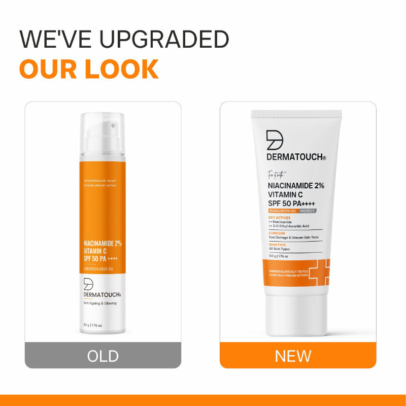 Dermatouch Niacinamide 2% Vitamin C Sunscreen With SPF 50+ PA ++++