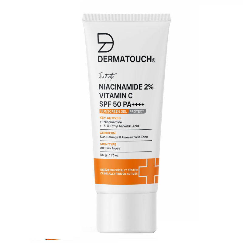 Dermatouch Niacinamide 2% Vitamin C Sunscreen With SPF 50+ PA ++++