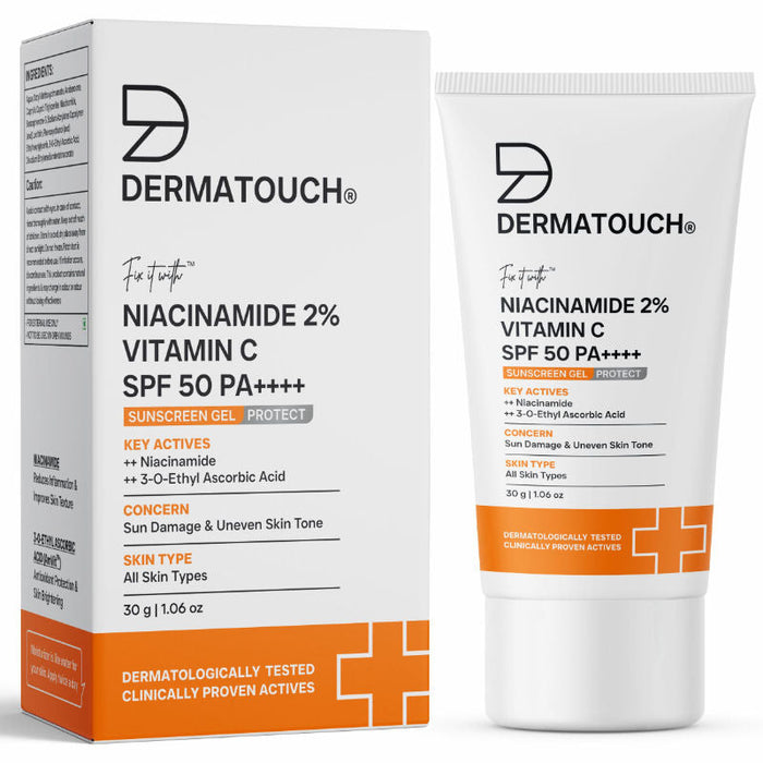 Dermatouch Niacinamide 2% Vitamin C Sunscreen SPF 50 PA++++