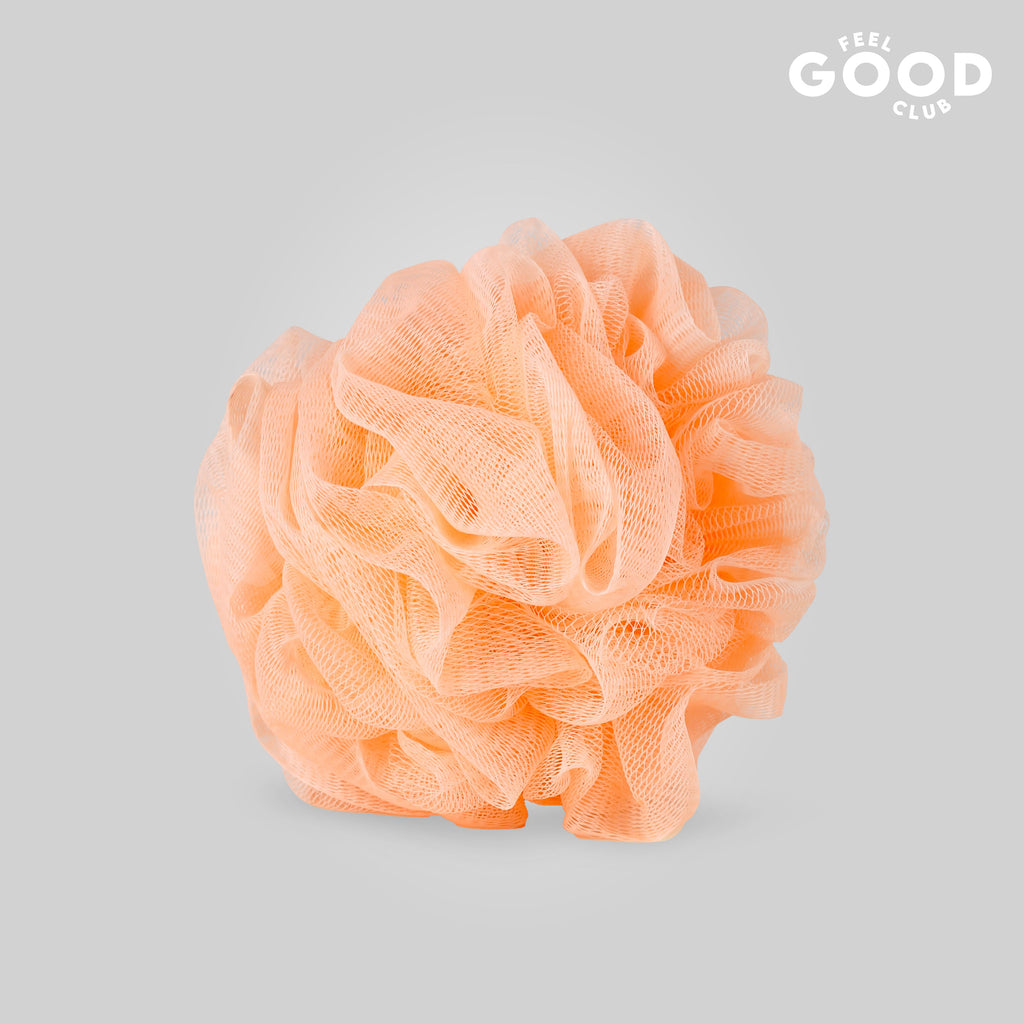 Feel Good Club Bath Loofah - Large Size Shower Sponge For Body Cleansing Exfoliation & Care