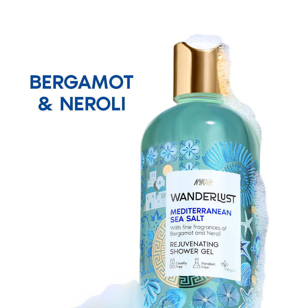 Nykaa Wanderlust Japanese Cherry Blossom Hydrating Shower Gel With Red Berry & Orchid