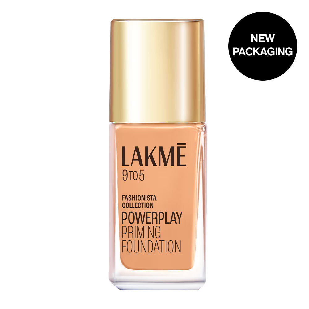 Lakme 9 To 5 Powerplay Priming Foundation, Built In Primer, Long-Lasting, SPF 20