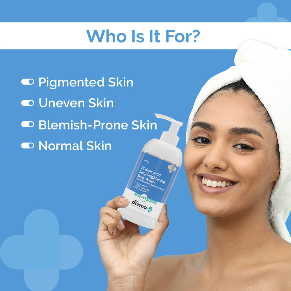 The Derma Co 1% Kojic Acid Daily Brightening Body Wash
