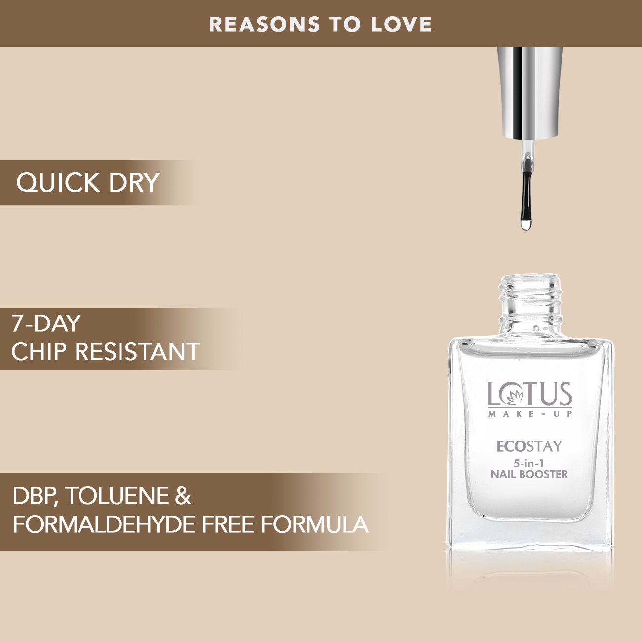 Lotus Make Up Ecostay 5-In-1 Nail Booster