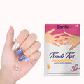 Sanfe Instant Stick On Nails - Purple Chrome 24 Reusable Artificial Fake Nails Light Salon Look