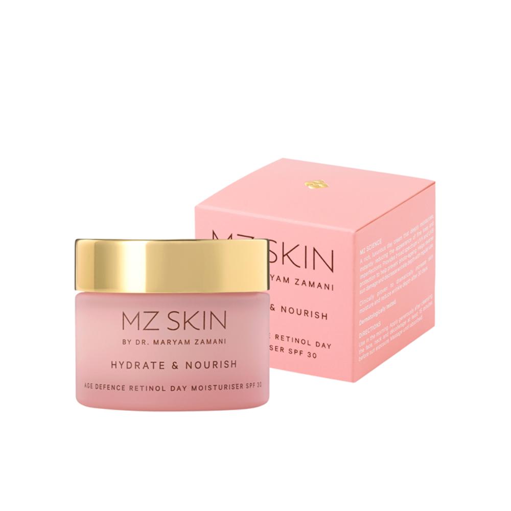 MZ SKIN Hydrate & Nourish Age Defence Retinol Day Moisturiser With SPF 30