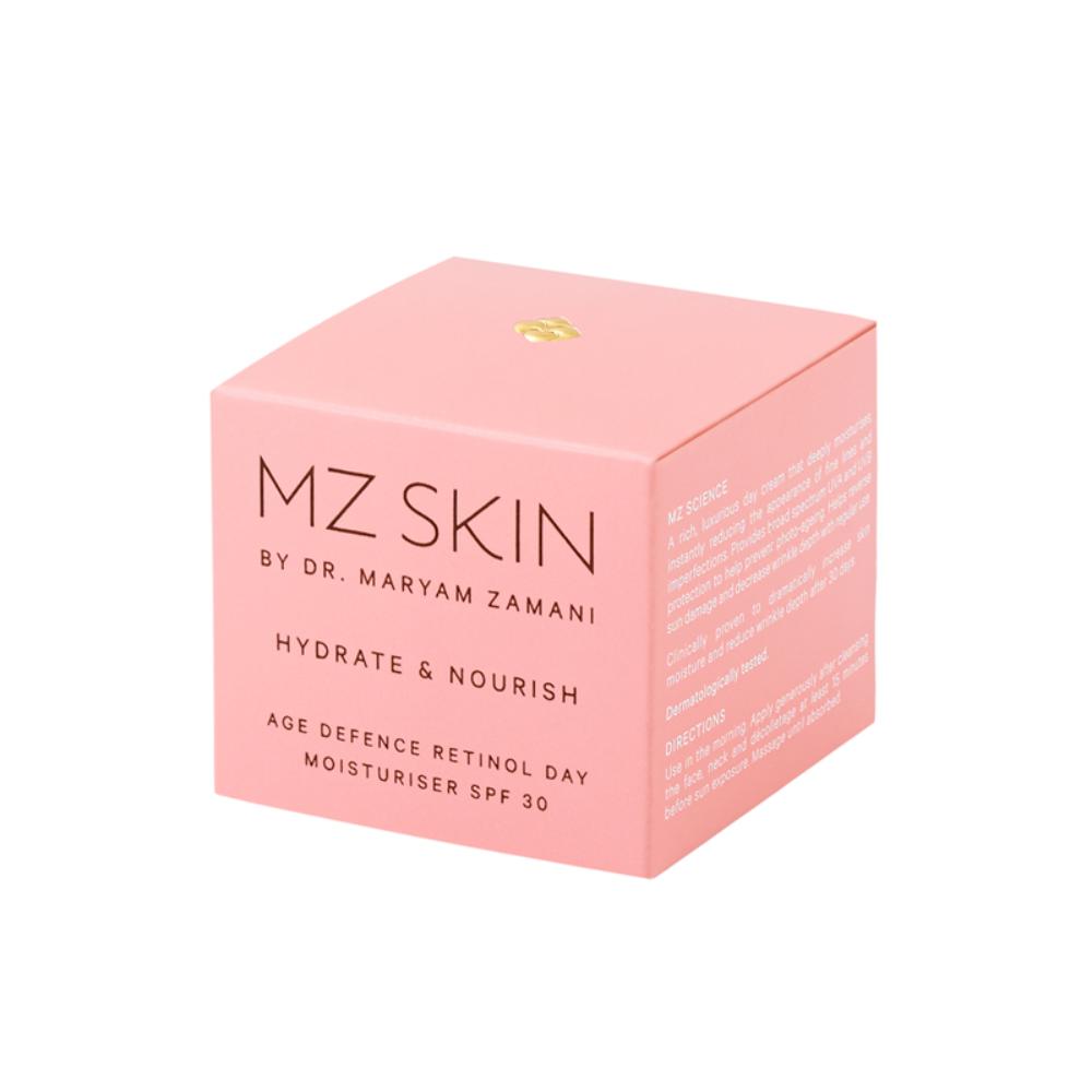 MZ SKIN Hydrate & Nourish Age Defence Retinol Day Moisturiser With SPF 30