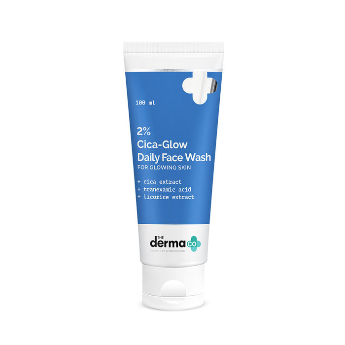 The Derma Co 2% Cica-glow Face Wash With Tranexamic Acid & Licorice Extract For Glowing Skin