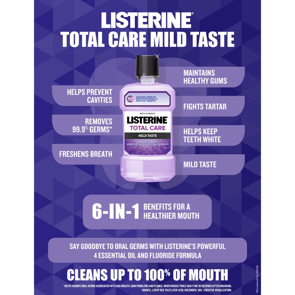 Listerine Total Care Mild Taste Mouthwash