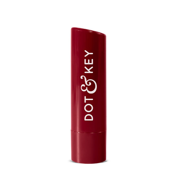 Dot & Key Barrier Repair Hydrating Lip Balm SPF 50 With Ceramides & Peptides Strawberry Red