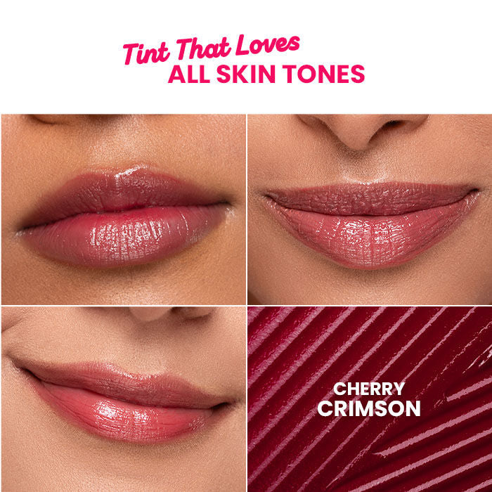 Dot & Key Barrier Repair Hydrating Lip Balm SPF 50 With Ceramides & Peptides Strawberry Red