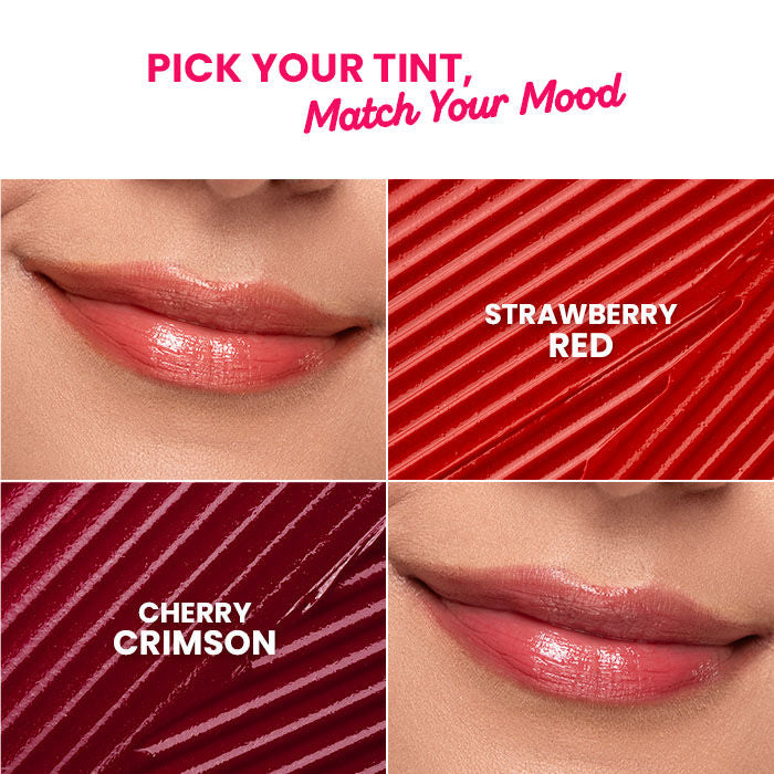 Dot & Key Barrier Repair Hydrating Lip Balm SPF 50 With Ceramides & Peptides Strawberry Red
