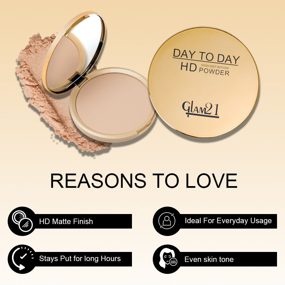 GLAM21 Day to Day HD Compact Powder