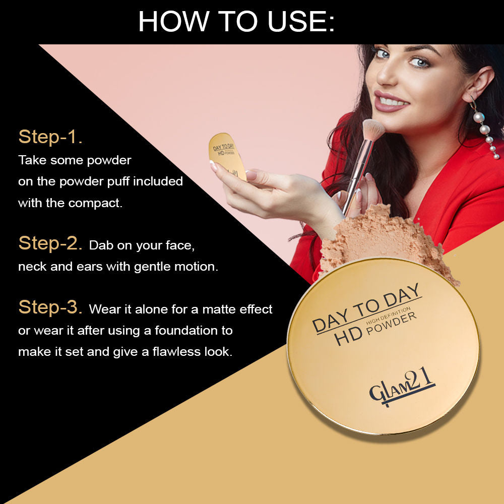 GLAM21 Day to Day HD Compact Powder