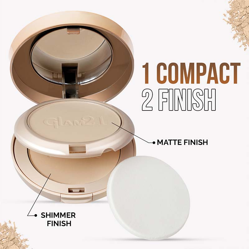 GLAM21 High Definition Compact Powder 2in1