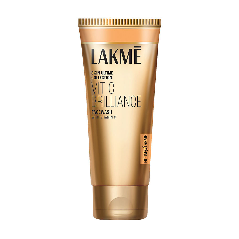 Lakme 9 to 5 Vitamin C 100% Soap Free Face Wash with Lemon Extract and Gentle Exfoliating Beads