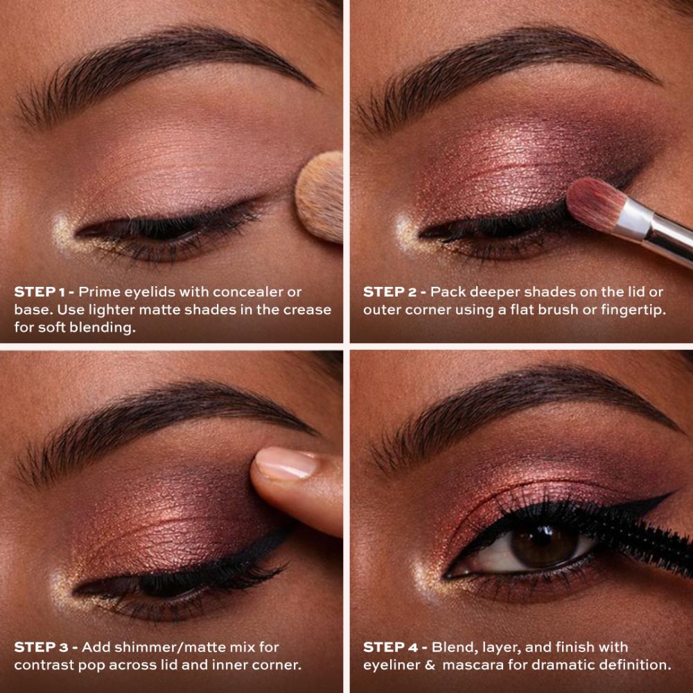 Makeup Revolution Reloaded Eyeshadow Palette-15 Smooth & Rich Shade-High Pay Off Formula
