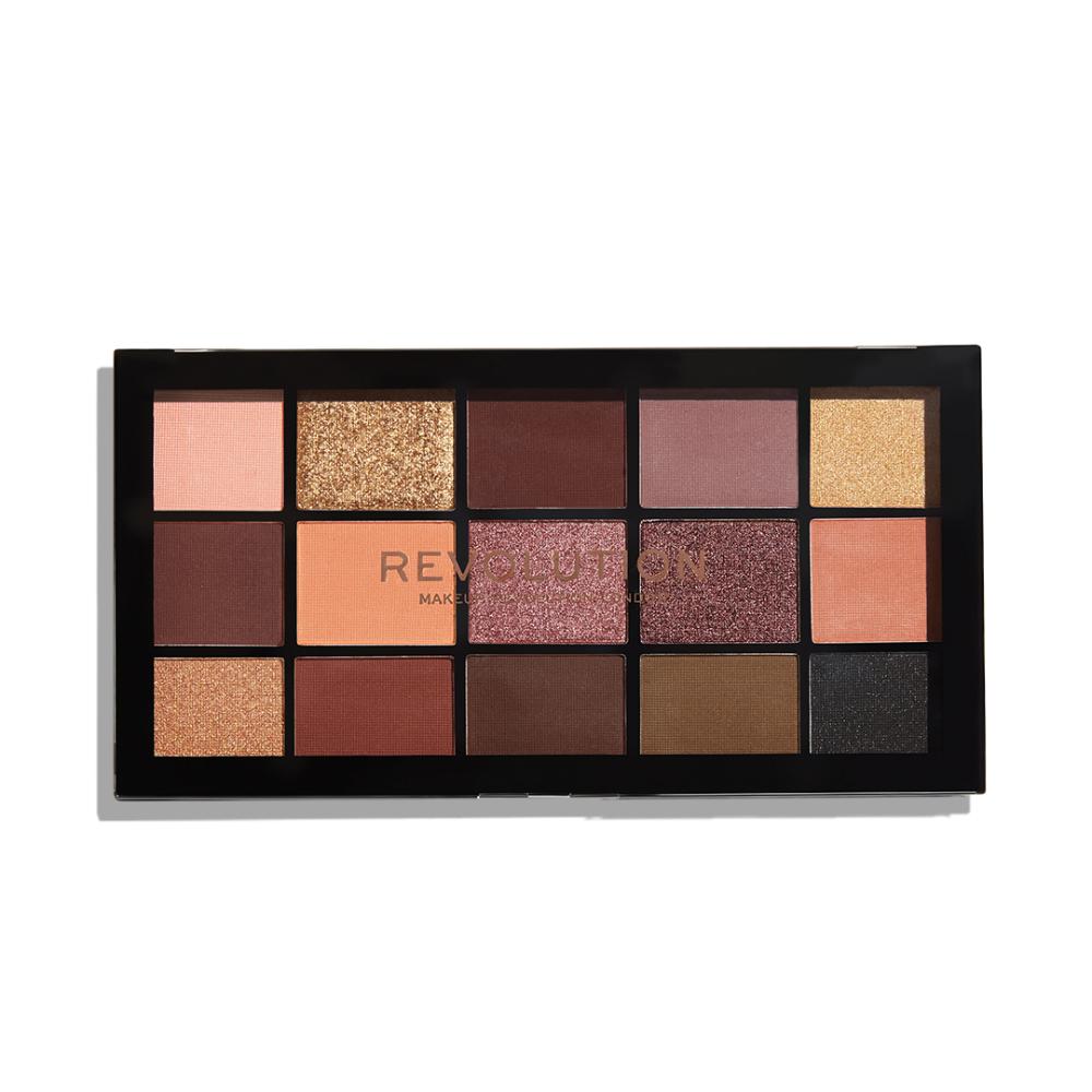 Makeup Revolution Reloaded Eyeshadow Palette-15 Smooth & Rich Shade-High Pay Off Formula