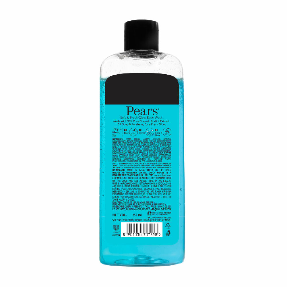 Pears Pure & Gentle Body Wash with Mint Extract