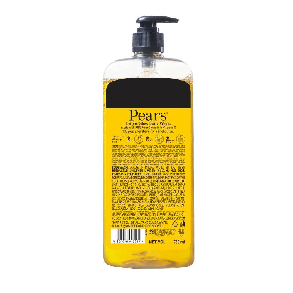 Pears Naturale Vitamin C Body Wash For Refreshed & Radiant Skin