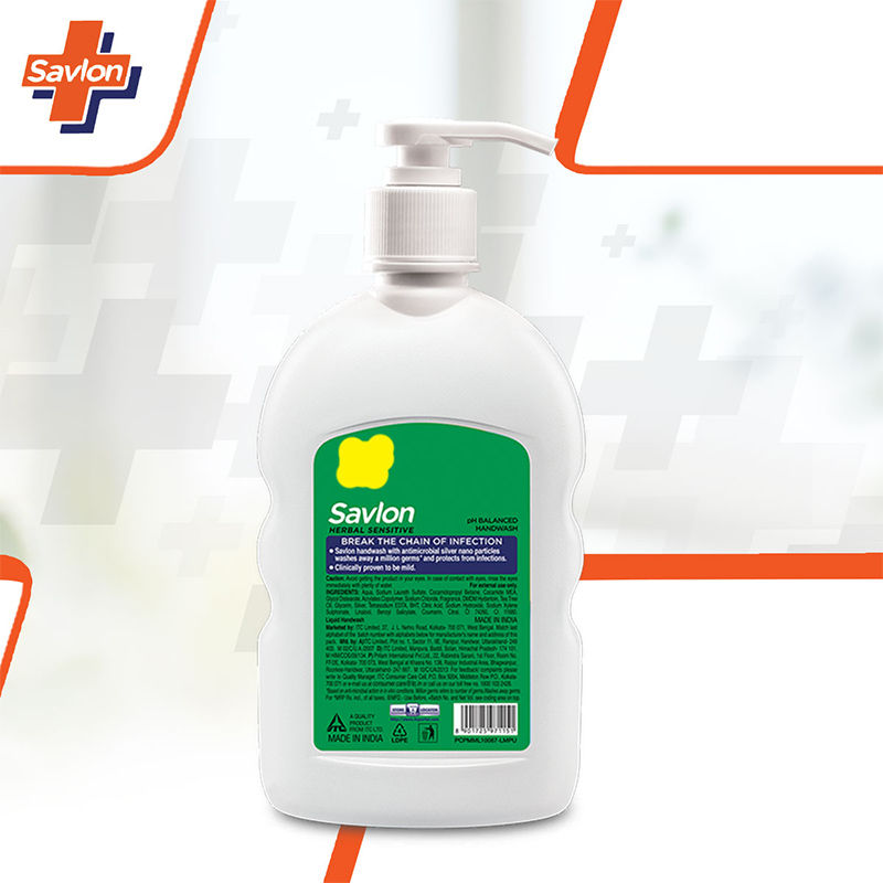 Savlon Herbal Sensitive pH balanced Liquid Handwash