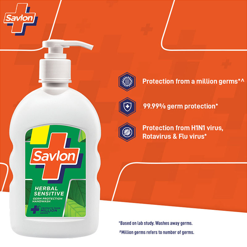Savlon Herbal Sensitive pH balanced Liquid Handwash