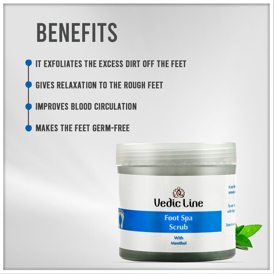 Vedic Line Foot Spa Scrub With Menthol