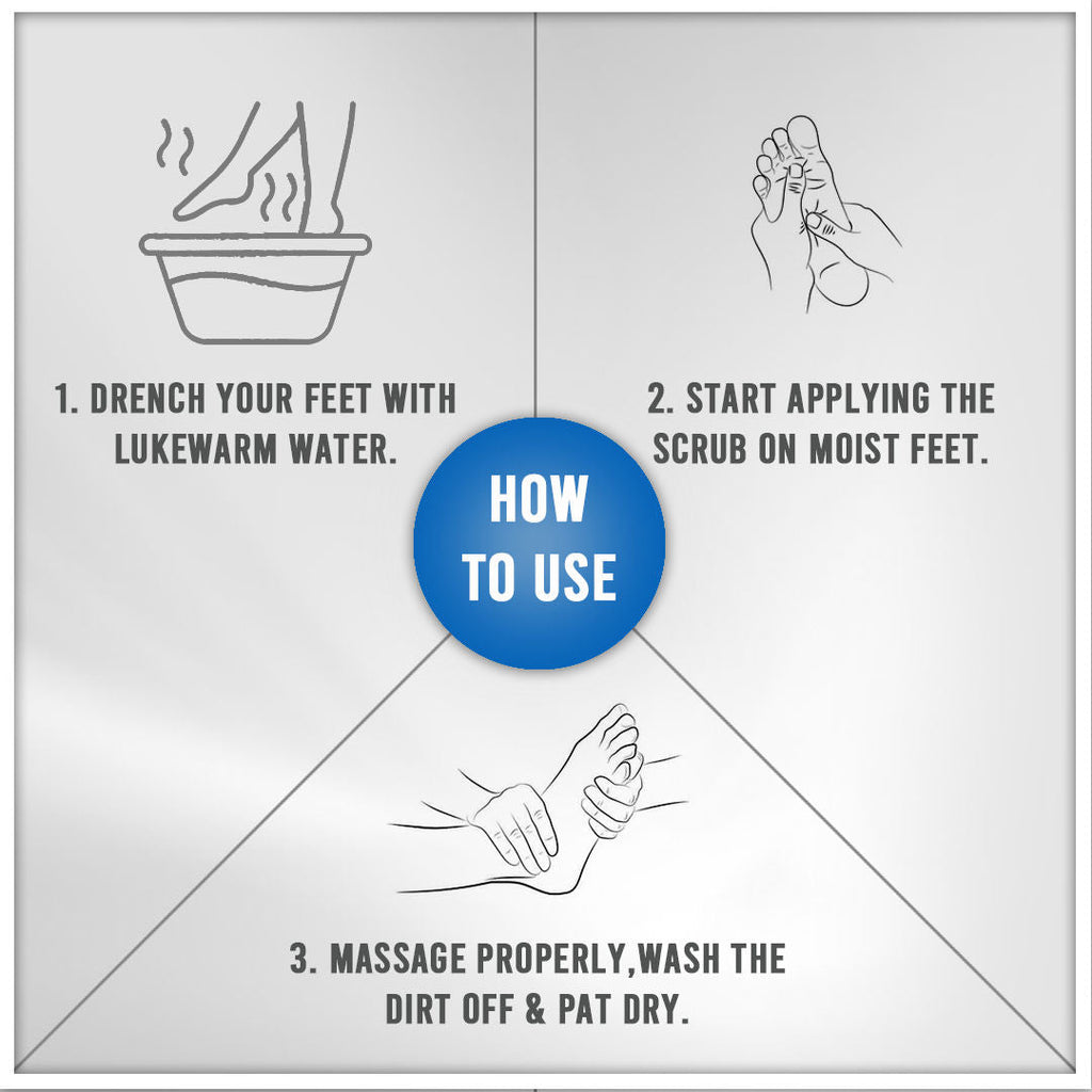 Vedic Line Foot Spa Scrub With Menthol