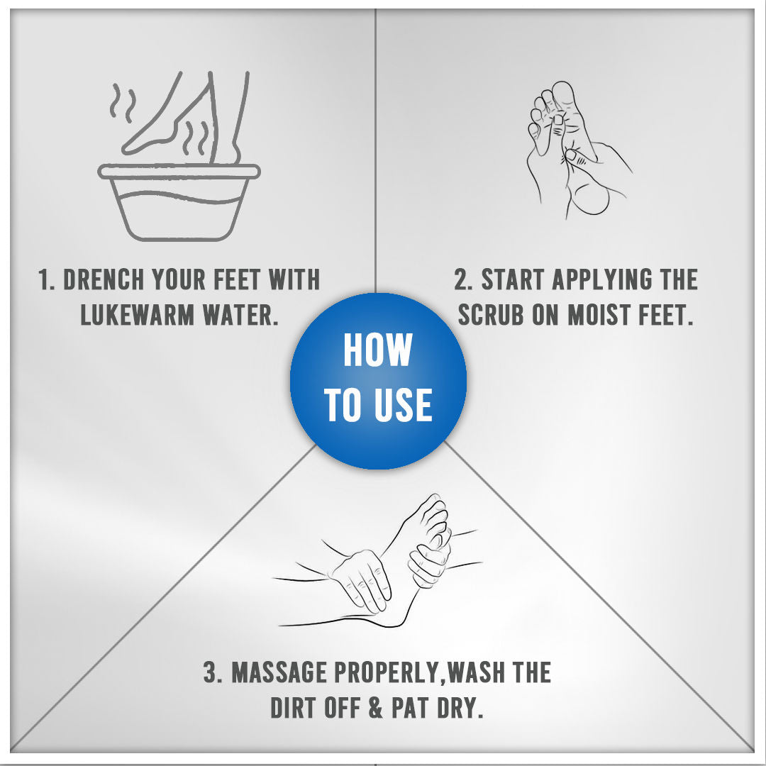 Vedic Line Foot Spa Scrub With Menthol