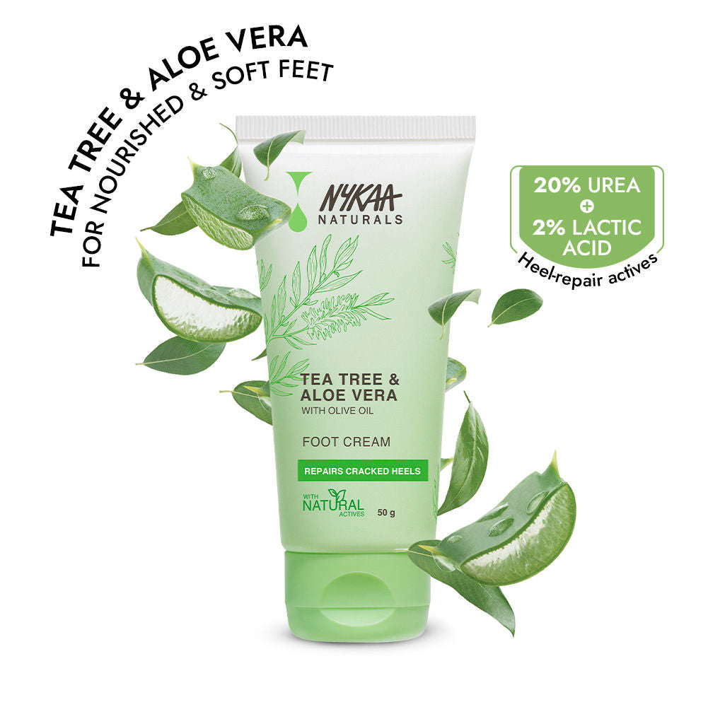 Nykaa Skin Happy Heels 20%Urea, 2%Lactic Acid Foot Cream-Dry & Cracked Feet