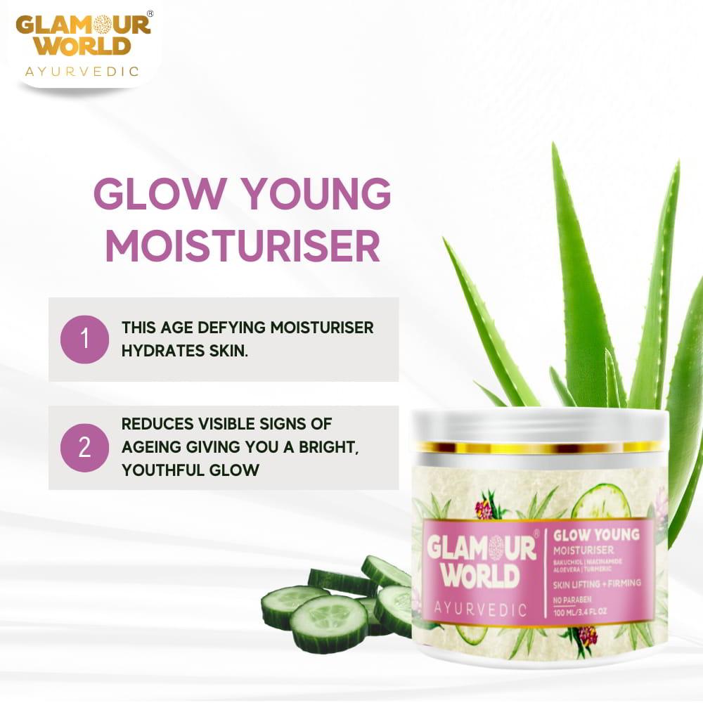 GLAMOUR WORLD AYURVEDIC Glow Young Moisturiser