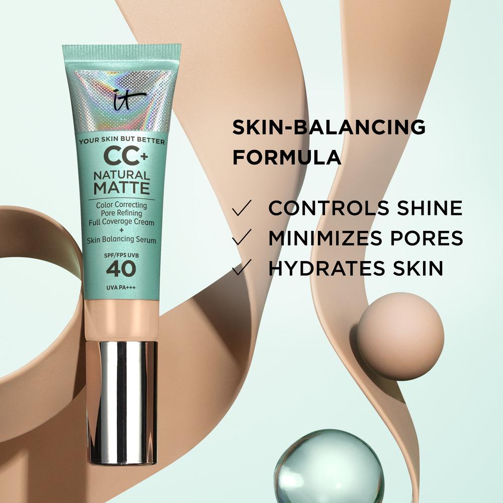 IT COSMETICS CC+ Natural Matte Foundation With SPF40