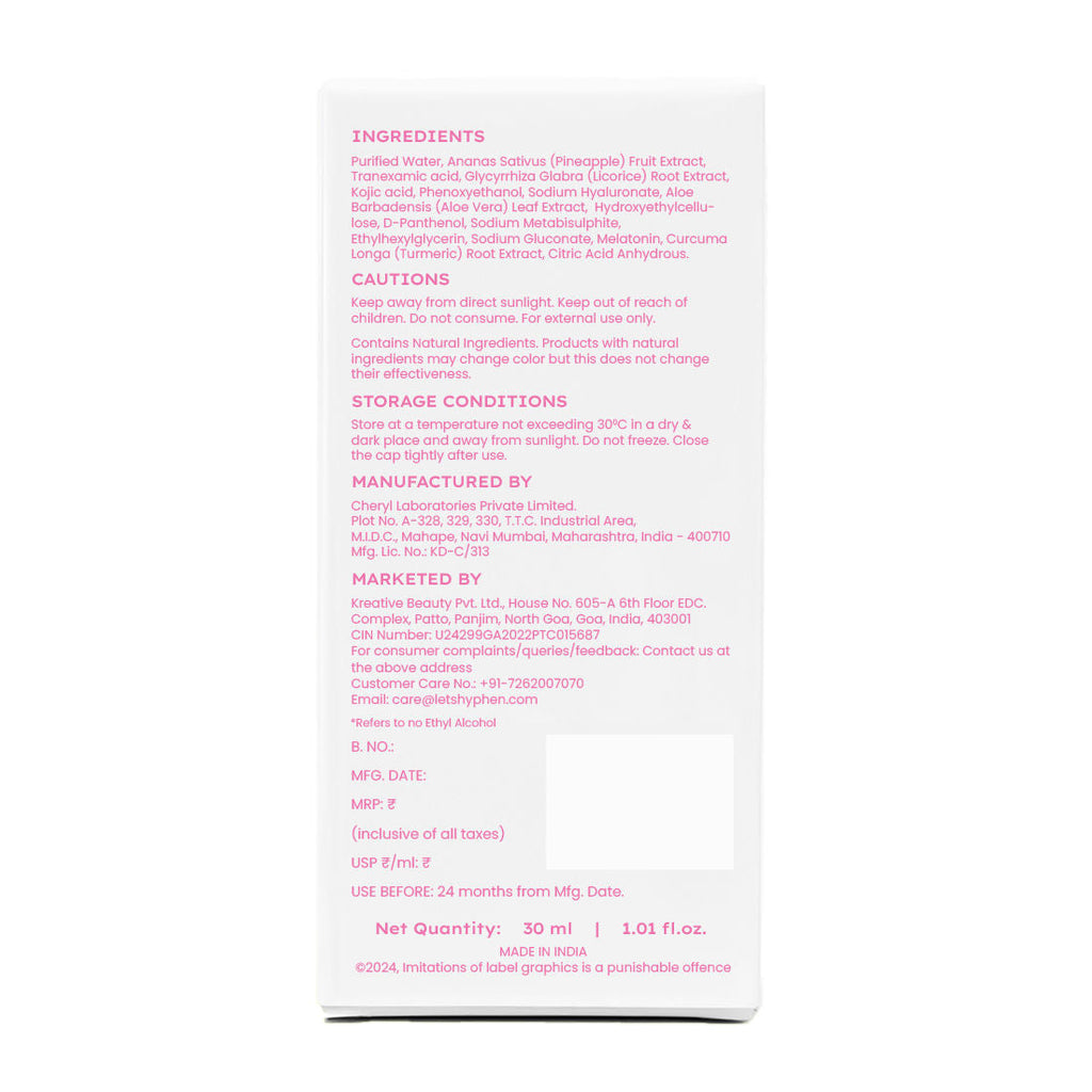Hyphen Advanced De-Pigmentation Serum